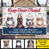 Don't Let The Pets Out - 4th Of July Funny Personalized Pet Rectangle Sign
