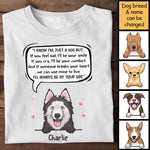 Custom Name Dog Comfort Gifts for Dog Lovers - Personalized Apparel