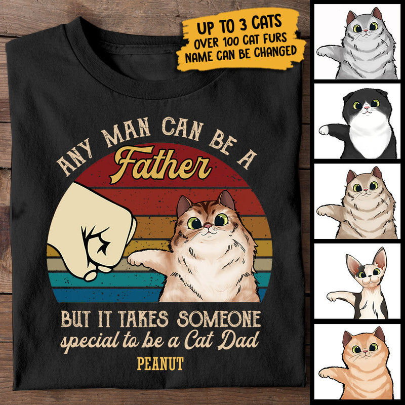 Custom Name Cat Dad Gifts for Cat Lovers - Personalized Apparel