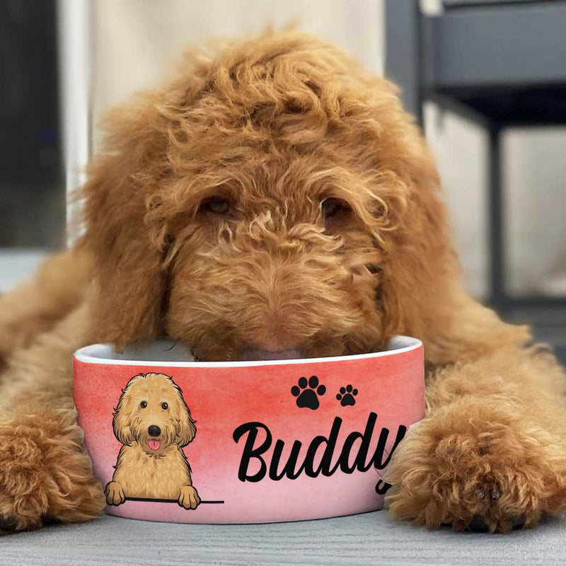 Custom Name Dog Gifts for Pet Lovers - Personalized Pet Bowl