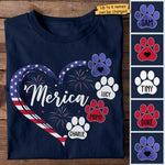 Custom Name Patriotic Pet Gifts for Dog Lovers - Personalized Apparel