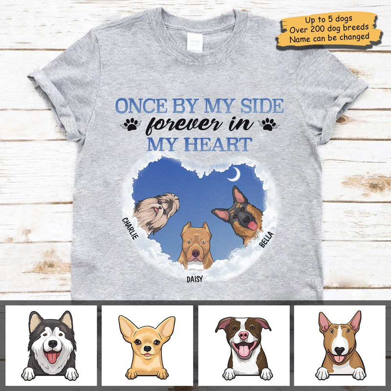 Custom Name Memorial Dog Gifts for Dog Lovers - Personalized Apparel