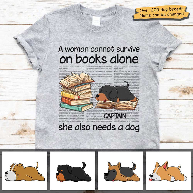 Funny Book Lover Dog Gifts for Women - Apparel