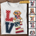 Custom Name Corgi Patriotic Gifts for Dog Lovers - Personalized Apparel