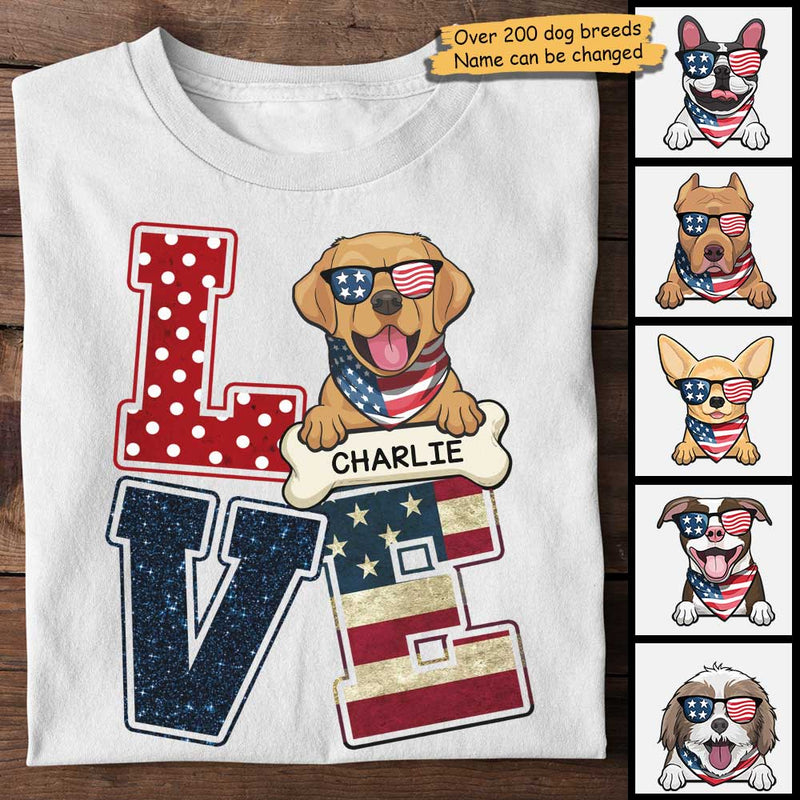 Custom Name Corgi Patriotic Gifts for Dog Lovers - Personalized Apparel