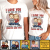 Love You To Infinity And Beyond  - Personalized Unisex T-Shirt, Hoodie, Sweatshirt - Gift For Couple, Husband Wife, Anniversary, Engagement, Wedding, Marriage Gift