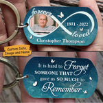 Custom Photo Memorial Gifts for Loved Ones - Personalized Keychain