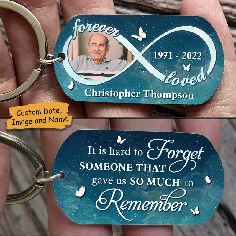 Custom Photo Memorial Gifts for Loved Ones - Personalized Keychain