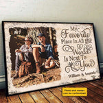 Custom Photo Romantic Couple Gifts - Personalized Poster