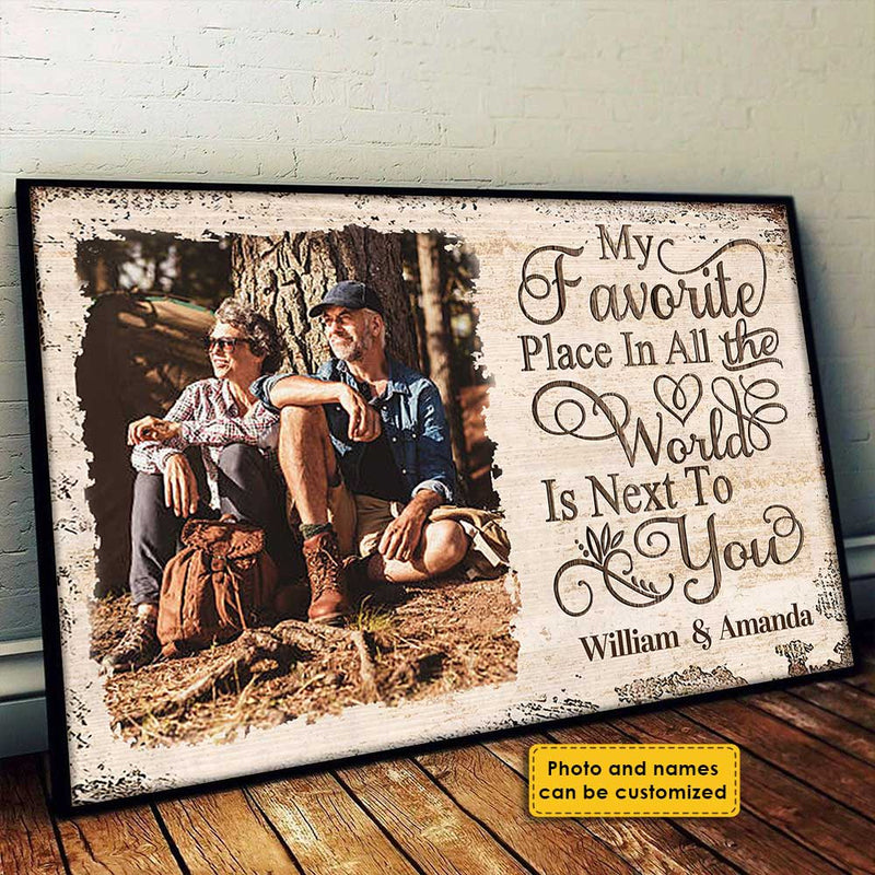 Custom Photo Romantic Couple Gifts - Personalized Poster