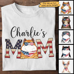 Custom Name Patriotic Dog Mom Gifts - Personalized Apparel