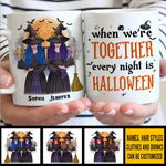 Custom Name Halloween Witch Gifts for Women - Personalized Mugs