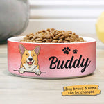 Custom Name Dog Gifts for Pet Lovers - Personalized Pet Bowl