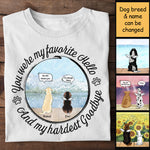 Custom Name Pet Memorial Gifts for Dog Lovers - Personalized Apparel