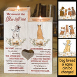 Custom Pet Name Memorial Gifts - Personalized Color Candle Holder