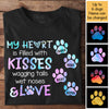 My Heart Is Filled With Kisses - Personalized Unisex T-Shirt