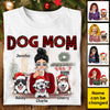 Merry Christmas To The Best Dog Mom Ever - Personalized Unisex T-Shirt, Hoodie, Sweatshirt