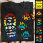 Custom Name Rainbow Bridge Memorial Gifts for Pet Lovers - Personalized Apparel