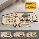 Custom Family Camping Gifts - Personalized Shaped Doormat