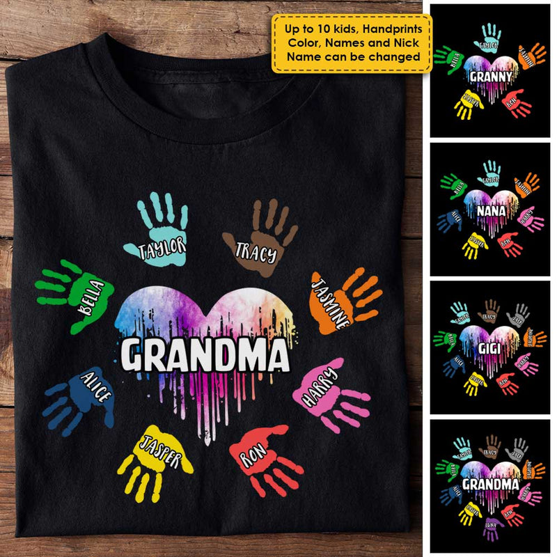 Custom Name Grandma Gifts for Grandmas - Personalized Apparel
