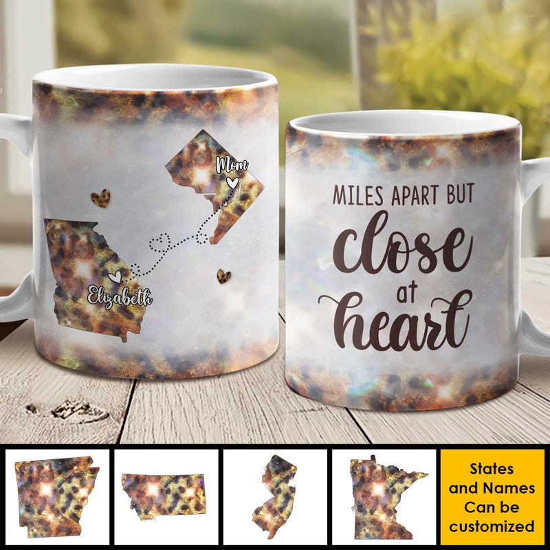 Custom Name Long Distance Mom Gifts - Personalized Mugs