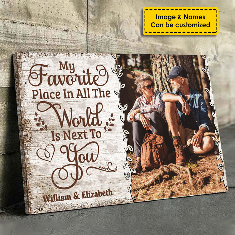 Custom Photo Romantic Couple Gifts - Personalized Canvas