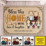 Custom Name Family Home Decor - Personalized Doormat