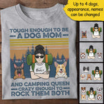 Custom Name Dog Mom Camping Gifts for Women - Personalized Apparel