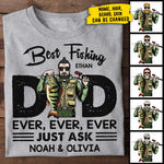 Custom Name Fishing Dad Gifts - Personalized Apparel