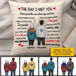 Custom Name Romantic Couple Gifts - Personalized Pillow