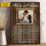 Custom Photo Romantic Couple Gifts - Personalized Poster