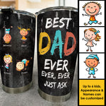 Custom Name Best Dad Gifts for Father's Day - Personalized Tumbler
