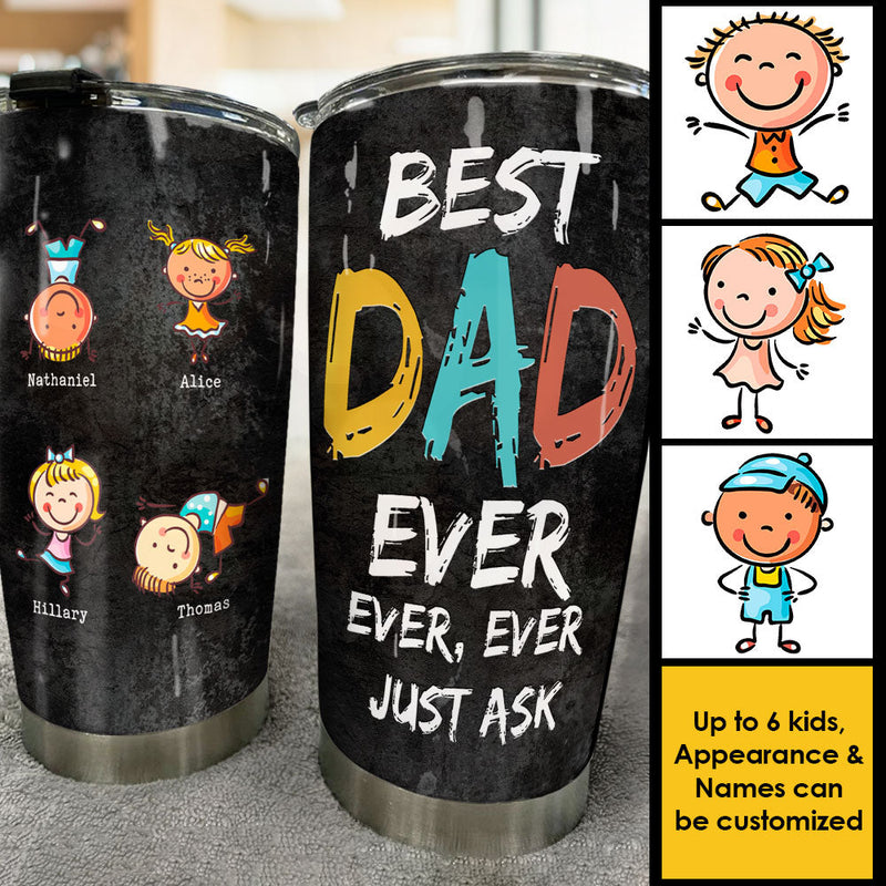 Custom Name Best Dad Gifts for Father's Day - Personalized Tumbler