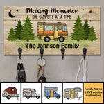 Custom Name RV Camping Gifts for Families - Personalized Key Holder