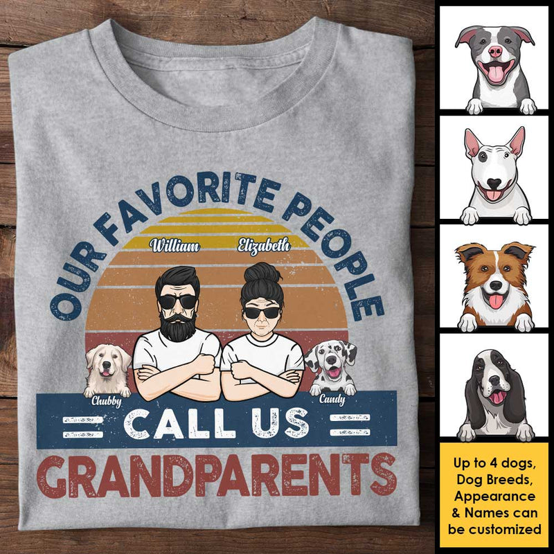 We're Called Grandparents - Personalized Unisex T-shirt, Hoodie - Gift For Couples, Husband Wife, Pet Lovers
