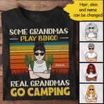 Custom Name Camping Grandma Gifts - Personalized Apparel