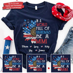 Custom Name Patriotic Nana Gifts for Grandmothers - Personalized Apparel