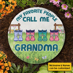 Custom Name Grandma Garden Gifts for Grandmothers - Personalized Garden Stone