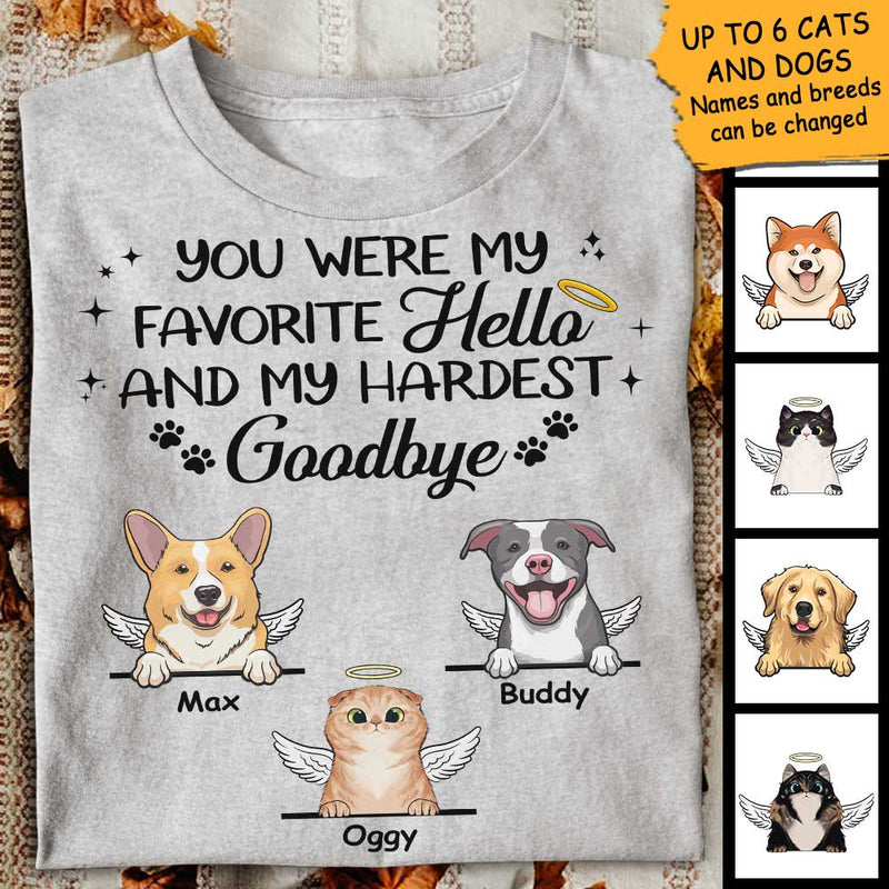 Custom Name Pet Memorial Gifts for Pet Lovers - Personalized Apparel