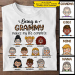 Custom Name Grandma Family Gifts - Personalized Apparel