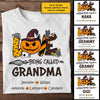 Love Being Called Grandma Halloween - Personalized Unisex T-Shirt