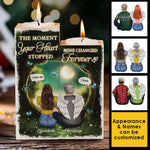 Custom Name Memorial Angel Gifts - Personalized Color Candle Holder