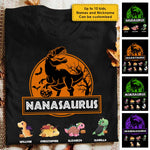 Custom Name Halloween Dinosaur Gifts for Kids - Personalized Apparel