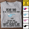 Happy Father's Day From Your Swimming Champions - Gift For Dads - Personalized Unisex T-Shirt