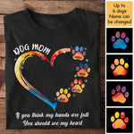 Custom Name Dog Mom Gifts for Women - Personalized Apparel