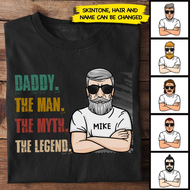 Custom Name Grandpa Gifts for Grandfathers - Personalized Apparel