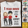 So Many Years Down - Personalized Unisex T-shirt, Hoodie - Gift For Couples, Husband Wife