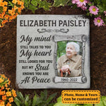Custom Photo Memorial Garden Decor - Personalized Memorial Stone