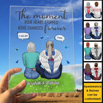 Custom Name Memorial Angel Gifts - Personalized Acrylic Plaque