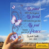 My Mind Still Talks To You - Personalized Acrylic Plaque - Memorial Gift, Sympathy Gift